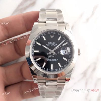 NEW UPGRADED Rolex Datejust 2 Oyster SS Stick Markers Watch Replica